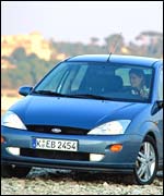Blue Ford Focus