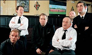 Scene from Auf Wiedersehen, Pet