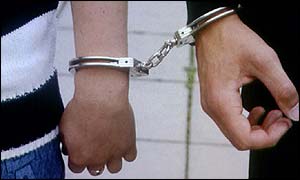 Man in handcuffs