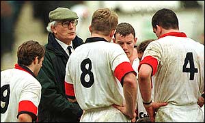 Jack Rowell during his time as England coach