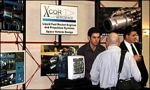 Company displaying at the symposium