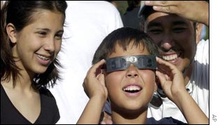 Watching the eclipse