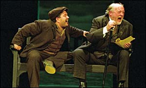 Wayne Cater(Fabian) and Barry Stanton (Sir Toby Belch) in Much Ado About Nothing