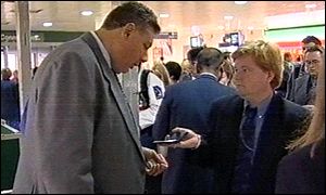 Ticket checks at New Street station in Birmingham