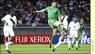 Ireland on their way to victory over Saudi Arabia