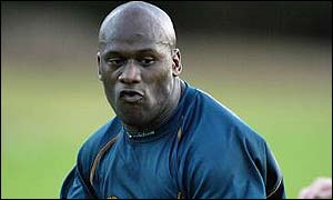 Wendell Sailor in training for the Wallabies