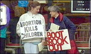 Anti-abortion campaigners