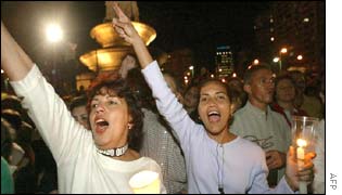 anti-chavez demonstrators