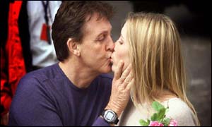 Sir Paul McCartney and Heather Mills