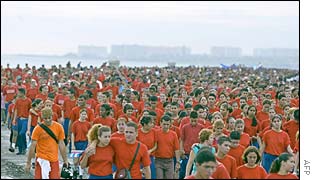 Socialism marchers in Havana