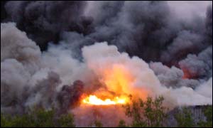 Dawn Pac fire