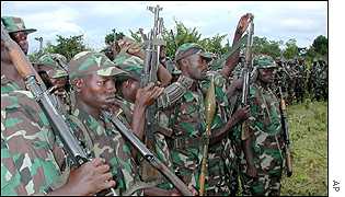 Rwandan troops 
