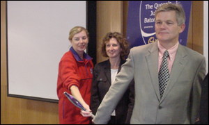 Nicole Brown, Isobel Watson and Alan Watkin