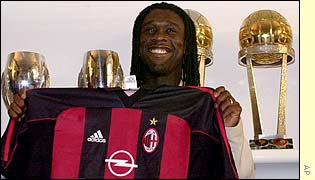AC Milan's Clarence Seedorf