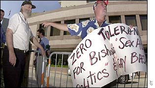 Campaigners outside Dallas summit