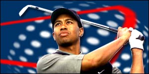 Tiger Woods led by a stroke from Sergio Garcia after the first round