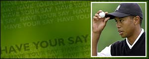 Tiger Woods leads the US Open