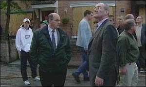 Mark Durkan visited Short Strand residents