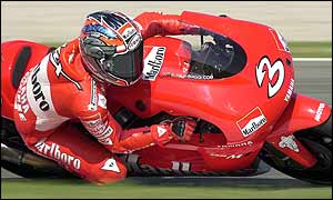 Yamaha's Max Biaggi