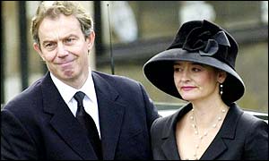 Tony and Cherie Blair