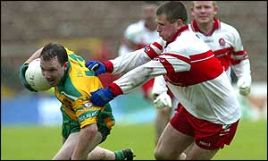Adrian Sweeney scored a goal and three point at Clones