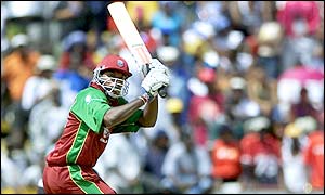 Chris Gayle gave West Indies a great boost as he scored  67 runs 