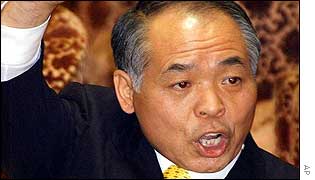 File photo of Japanese MP Muneo Suzuki