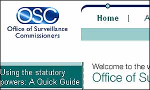 Office of Surveillance Commissioners homepage, OSC