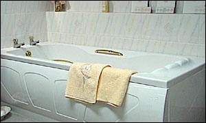 The bathrooms can be inserted directly into hotels
