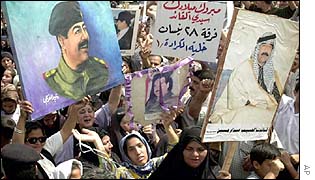 Pro-Saddam rally in Baghdad