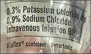 Potassium chloride is widely used in hospitals