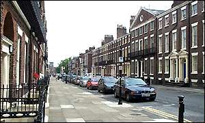 Rodney Street, where Edward Chambre Hardman lived