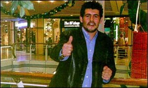 Fetah Marku, who was stabbed and beaten to death in March 2001, pictured in a shopping mall