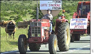 Jose Bove en route for prison