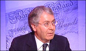 Mervyn King, deputy governor of the Bank of England
