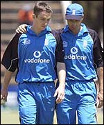 Kirtley and skipper Nasser Hussain