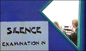 exam sign
