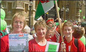 Trade Justice Protesters