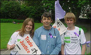 Ellen Welford, Andrew Welford and Tom Porter