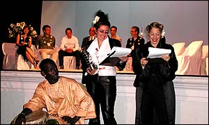 The Webby award ceremony