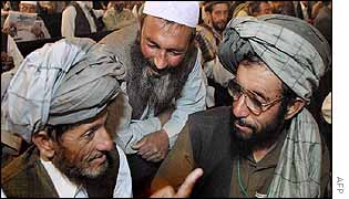 Delegates at the loya jirga