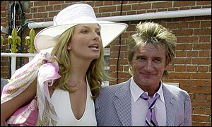 Rod Stewart and Penny Lancaster
