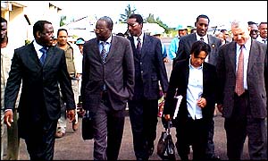 OAU delegation in Antananarivo earlier this year 
