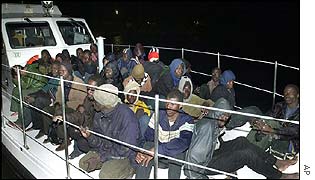 Illegal immigrants intercepted off Canary Islands