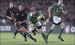 David Humphreys replaced Ronan O'Gara in the second half