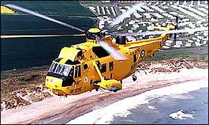 RAF Sea King helicopter