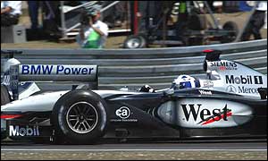 This incident took both Montoya and Coulthard out of the race