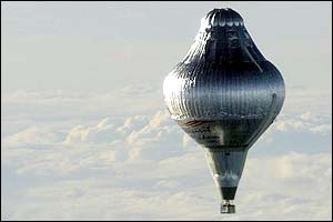 Steve Fossett's Spirit of Freedom balloon
