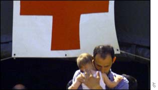 Red cross flag, AP