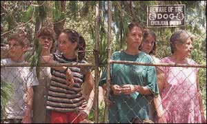 White Zimbabwean family